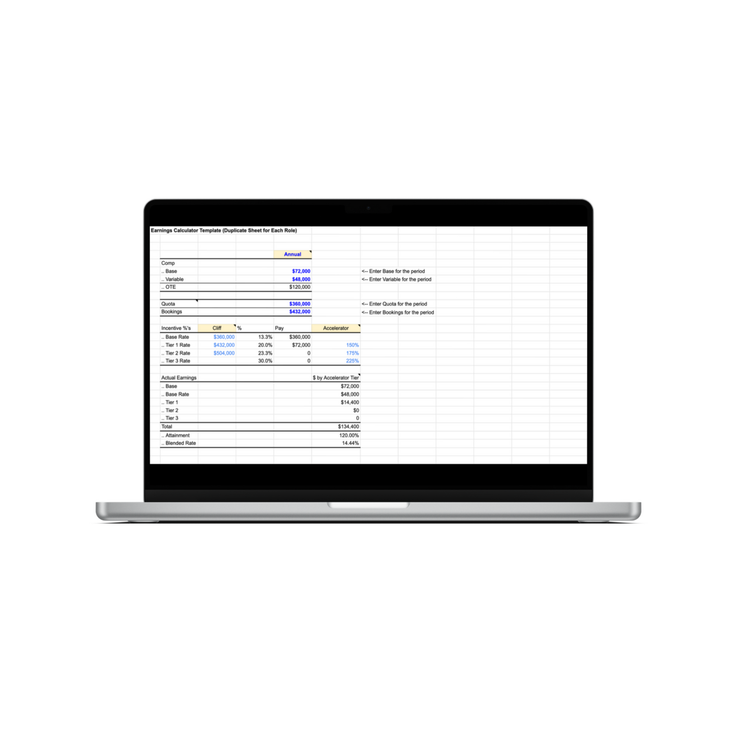 Spokes Commission Calculator